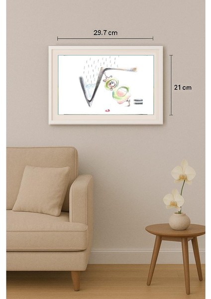 Omid Saljoughi 29X21CM Orijinal Karikatür Tablo indirimleri