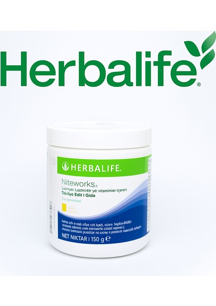 Herbalıfe Niteworks L-Arjinin, L-Sitrülin ve Vitaminleri Içeren Takviye Edici Gıda