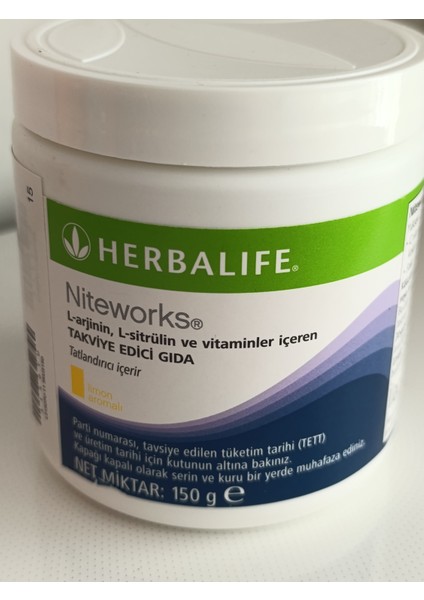 Herbalıfe Niteworks L-Arjinin, L-Sitrülin ve Vitaminleri Içeren Takviye Edici Gıda fiyatları