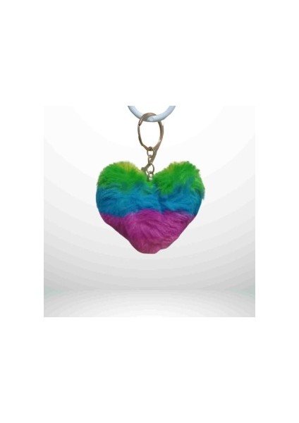 Anahtarlık Peluş Kalp – Sevgi Dolu Tasarım