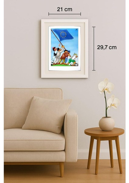 Patrick Heymansi 29X21CM Orijinal Karikatür Tablo indirimleri