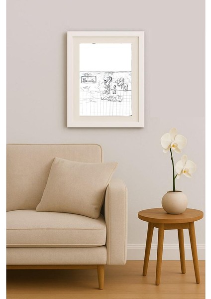 Vahid Abed 43X30CM Orijinal Karikatür Tablo indirimleri