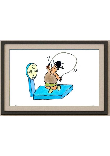 Hao Kai 29X21CM Orijinal Karikatür Tablo