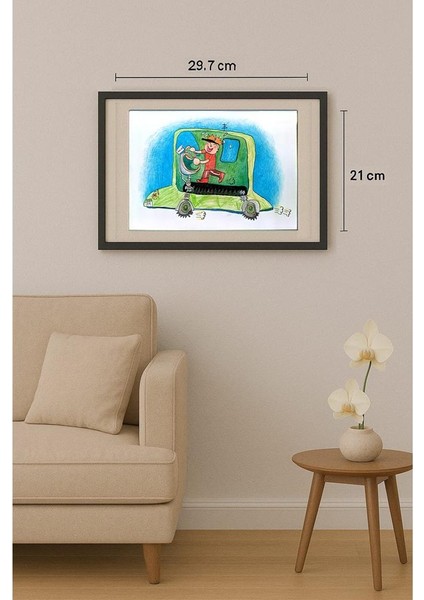 Zhang A He 29X21CM Orijinal Karikatür Tablo fiyatları