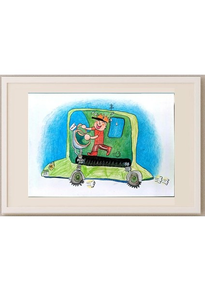 Zhang A He 29X21CM Orijinal Karikatür Tablo fırsatları