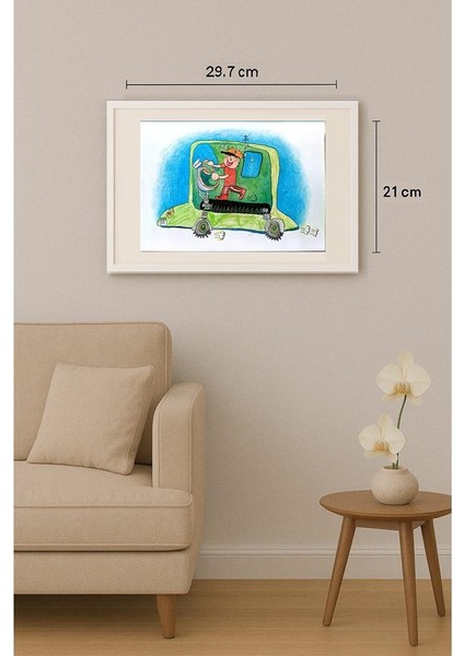 Zhang A He 29X21CM Orijinal Karikatür Tablo indirimleri