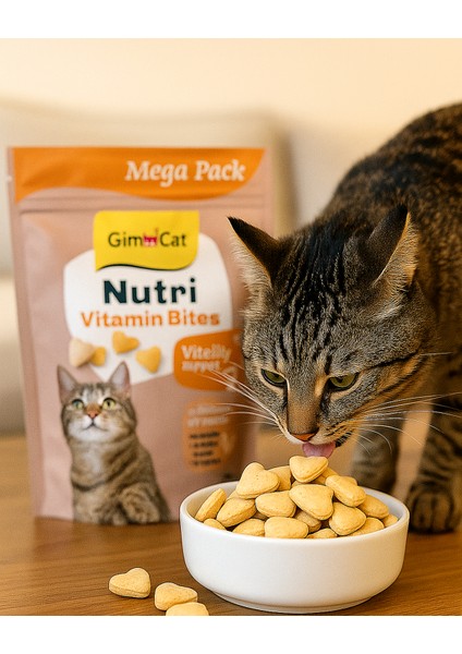 Nutri Vitaminli Tavuklu Kedi Ödül Tableti (425 Gr) fırsatları