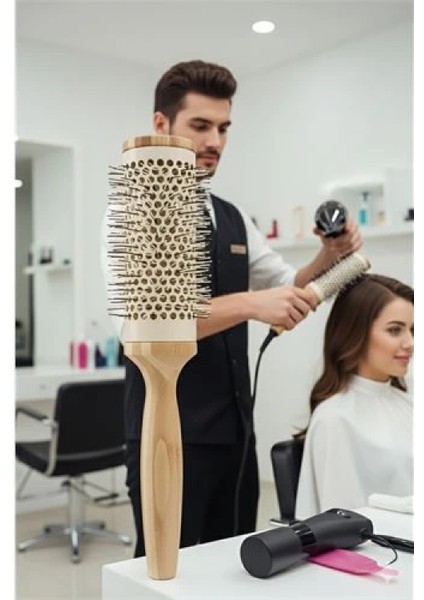 Profesyonel Kuaför 62 mm Ceramic Ionic Nano Fön Fırçası – 27 cm Uzunluk, Profesyonel Kuaför Serisi fiyatları