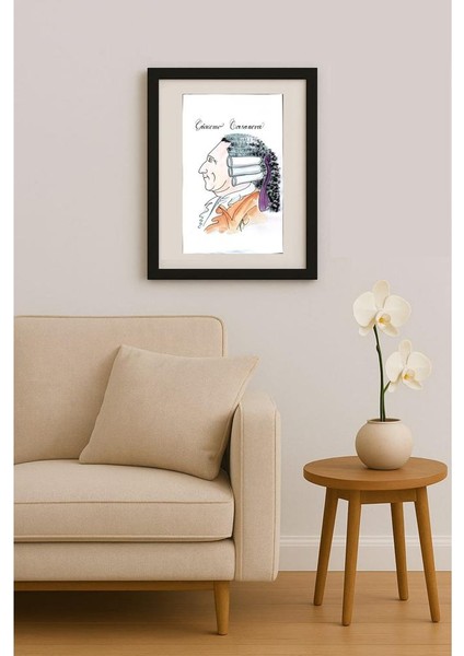 Frantisek Kratochvil 43X30CM Orijinal Karikatür Tablo fiyatları