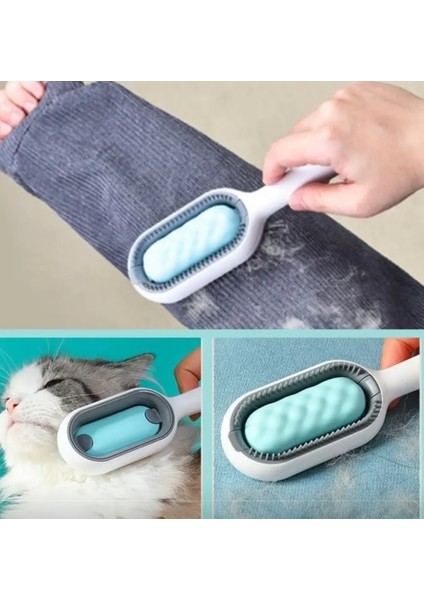Evcil Hayvanlar Için Çift Taraflı Pet Fırçası Nemli Tüy Tarama Tarağı modelleri