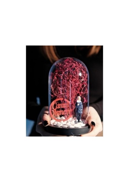 Teraryum Fanus Canım Annem Yazılı Tesettürlü Anne Temalı Hediye