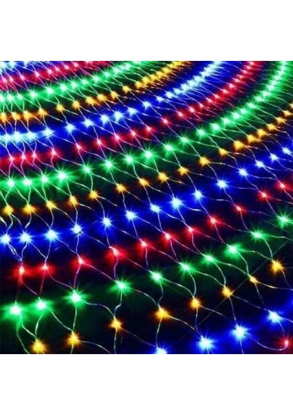 1x2 Metre Dekoratif File Ağ Perde 192 LED 8 Animasyonlu Farklı Işık Modu Rgb Fişli fiyatları