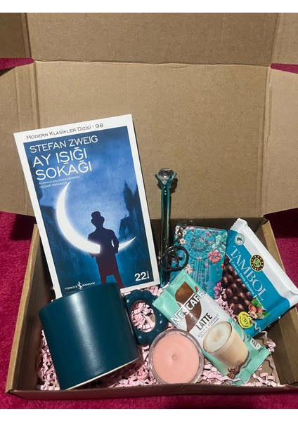 Öğretmenler Günü Hediyesi & Ay Işığı Kutusu & Kitap, Kahve ve Mumlu Sihir Kutusu & Büyüleyici Sürpriz Hediye