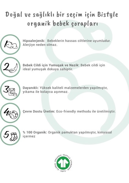 Eğitici Oyuncak Bistyle 2'li Penye Babet Silikon Çemberli Çorap 30102 Pudra Beyaz modelleri
