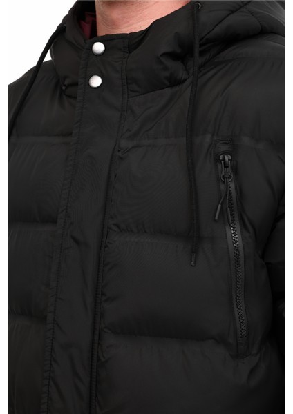 ml 3W22-OUT-M-05-CQ 5pr Siyah Erkek Uzun Kaban fırsatları