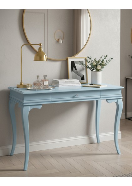 80 cm Masif Rustik Mavi Dresuar