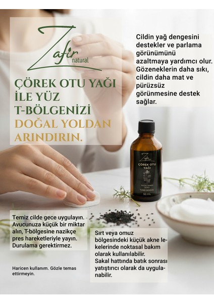 Doğal Bakım Serisi Soğuk Sıkım Çörek Otu Yağı &100 Doğal 50 ml fiyatları