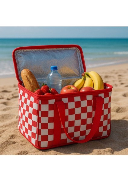 25 Lt Su Geçirmez Soğutucu Çanta Soğuk Sıcak Termos Outdoor Araç Kamp Sahil Piknik Çantası