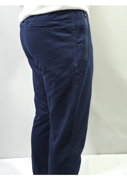 Erkek Pamuklu Slim Fit Düz Paça Eşofman Altı fiyatları