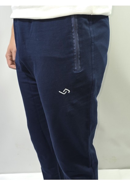 Erkek Pamuklu Slim Fit Düz Paça Eşofman Altı fırsatları