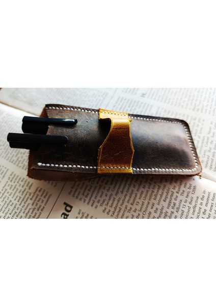 Hakiki Deri El Emeği Özel Kalemleriniz Için Kalemlik Kalem Kutu 27 x 6 cm NLU38 fiyatları