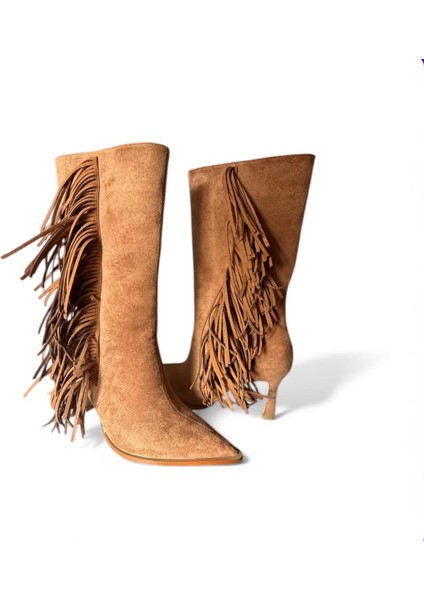 Statice Püsküllü Kadın Çizme modelleri