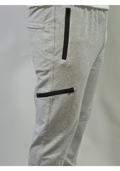 Erkek Slim Fit Pamuklu 2 Iplik Eşofman Altı