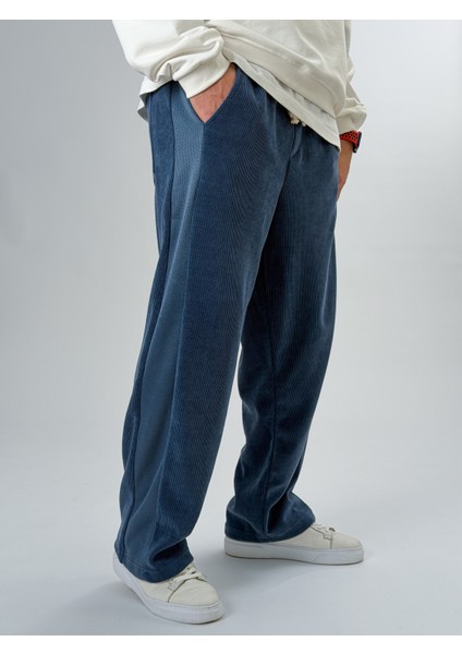 Oversize Lacivert Erkek Baggy Pantolon COC2547 indirimleri