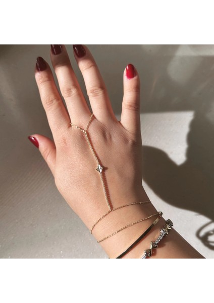 Çelik Taşlı Zarif Şahmeran Gold