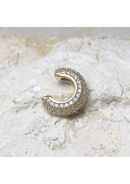 Vıp Zirkon Gold Earcuff fiyatları