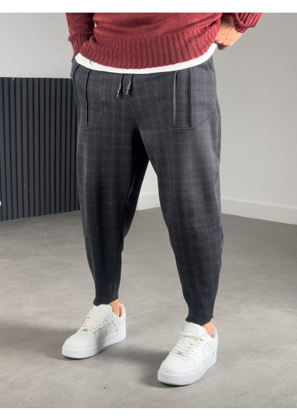 Cep Detaylı Ince Ekose Erkek Pantolon COC1198 modelleri