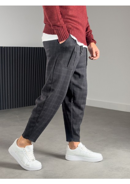 Cep Detaylı Ince Ekose Erkek Pantolon COC1198 fırsatları