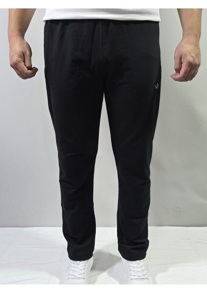 Erkek Pamuklu Slim Fit Düz Paça Eşofman Altı fiyatları