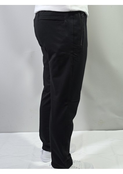 Erkek Pamuklu Slim Fit Düz Paça Eşofman Altı modelleri