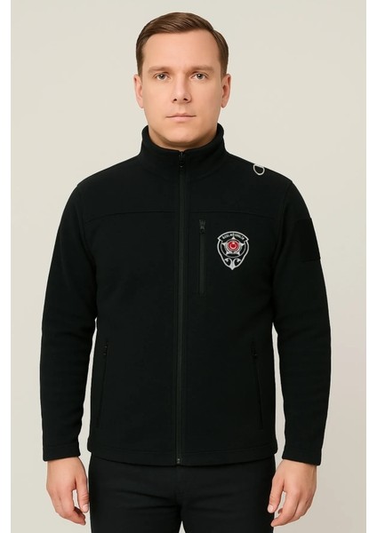 Nakış Işlemeli Erkek Göğüsten Cepli Kalın Kışlık Özel Güvenlik Polar fiyatları