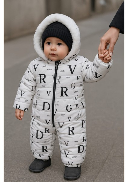 Erkek Çocuk Su ve Rüzgar Geçirmez Dijital Baskılı Astronot Kozmonot Tulum