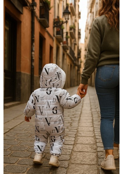 Erkek Çocuk Su ve Rüzgar Geçirmez Dijital Baskılı Astronot Kozmonot Tulum fiyatları