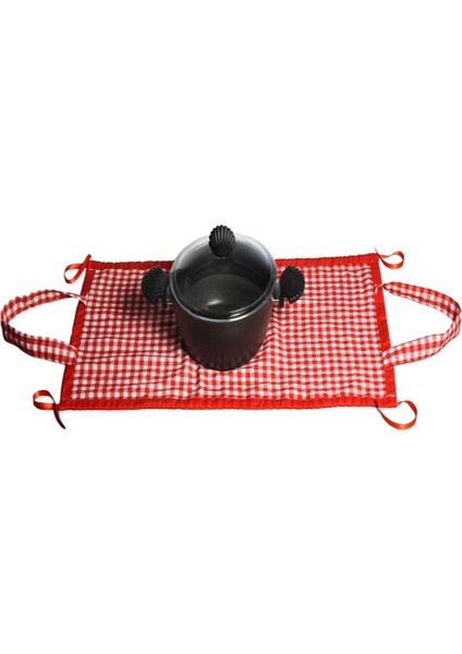 Özel Dikim 5lthacimli Tencere Taşıma Çantası(1 Adet Kare - 1 Adet Yuvarlak) modelleri