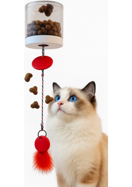 Izys Royal Mamaçek Akıllı Kedi Mama Dispenseri – Tavana Asılabilir, Eğlenceli ve Obeziteyi Önleyici Mama Oyuncağı fiyatları