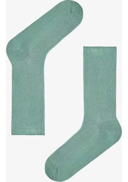 5 Çift Pamuklu Ribli Renkli Soket Çorap modelleri