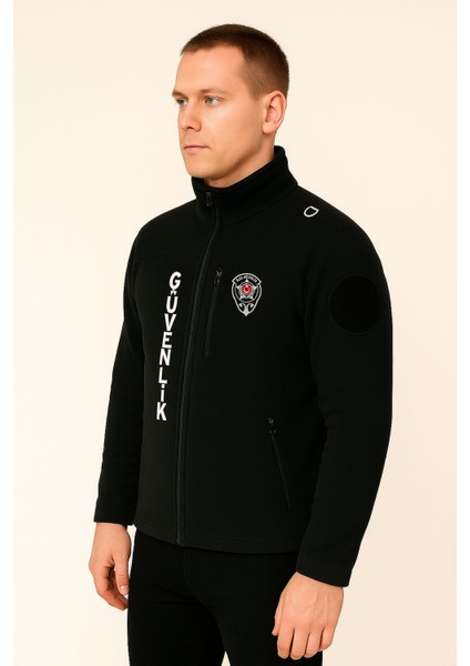 Kalın Kışlık Erkek Göğüsten Cepli Önden Yazılı Nakış Işlemeli Özel Güvenlik Poları modelleri