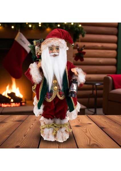 Yılbaşı Noel Baba BÜYÜK BOY Oyuncak Yeni Kırmızı 2026 24X18X45CM