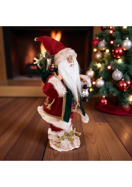 Yılbaşı Noel Baba BÜYÜK BOY Oyuncak Yeni Kırmızı 2026 24X18X45CM modelleri