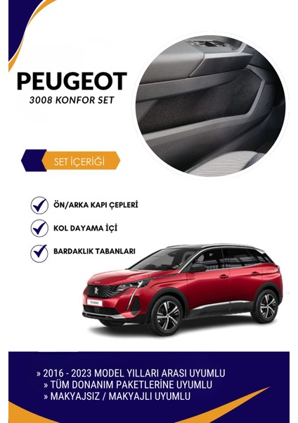 Peugeot 3008 Iı Uyumlu Konfor Seti