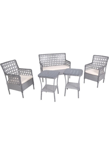 Ütopya Ufak Balkon Takımı (2+1+1+2 Sehpa)