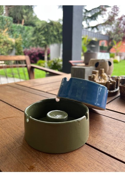 Seramik Kül Tablası- Yeşil fiyatları