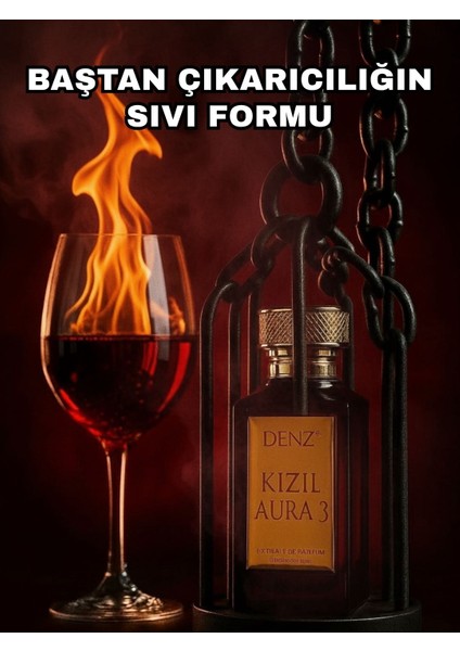 Kızıl Aura No 3 %40 Esans Oranı Extrait Kalite Baştan Çıkarıcılığın Sıvı Formu modelleri