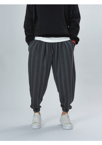 Ince Çizgili Pileli Erkek Yarım Şalvar COC2535 fiyatları