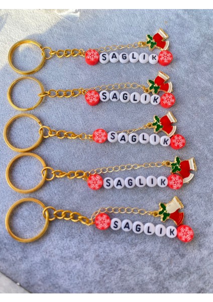 Yılbaşı Anahtarlık Sağlık 10 Adet