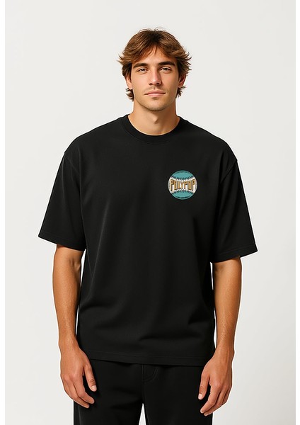 King For A Day Boxy Fit Siyah T-Shirt fiyatları